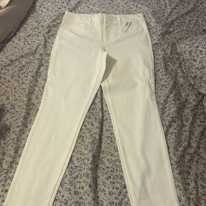 Old Navy Pixie Ankle Stylish Cream Pants